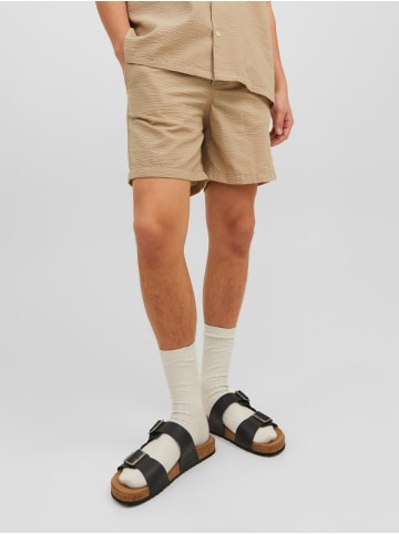 Jack & Jones Chino Shorts Kurze Bermuda Krepp Hose JPSTJEFF in Beige