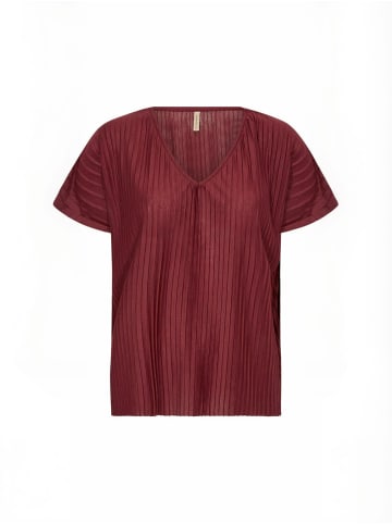 soyaconcept T-Shirt SC-KIRIT in 4985 OXBLOOD RED