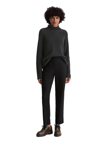 Marc O'Polo Twill-Jerseyhose regular in Schwarz