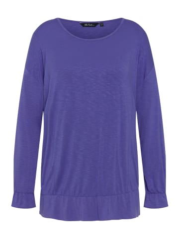 Ulla Popken Longsleeve in blaues flieder