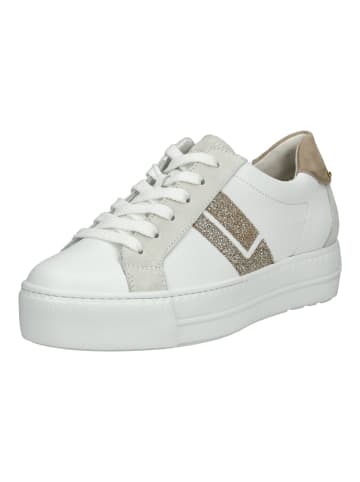 Paul Green Sneaker in Weiß/Beige