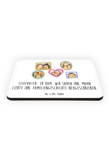Mr. & Mrs. Panda Magnet für Pinnwand Stiefvater Liebe mit Spruch in Weiß