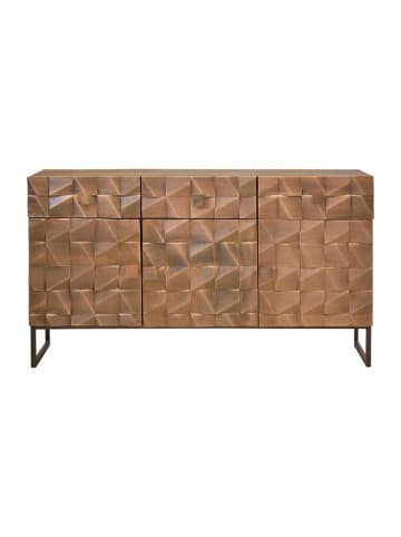 Giner y Colomer Sideboard aus Mangoholz und Bronze in Brown