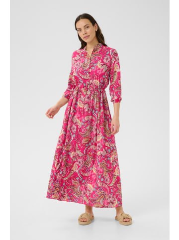 Cream Kleid CRAlora A-shape in Pink Flower Paisley