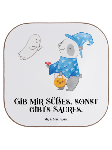 Mr. & Mrs. Panda Tischschoner Panda Zauberer mit Spruch in Weiß