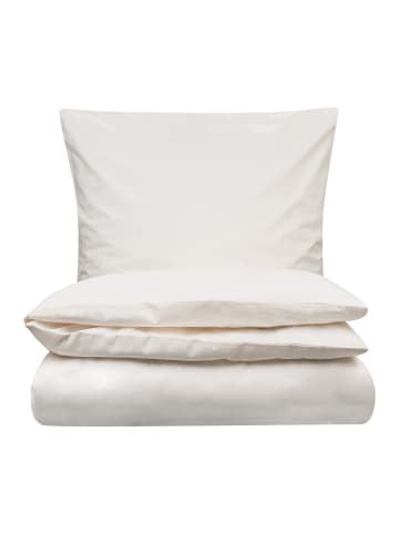 MELA Perkal Bettwäsche Set Style MAJULI in naturweiss