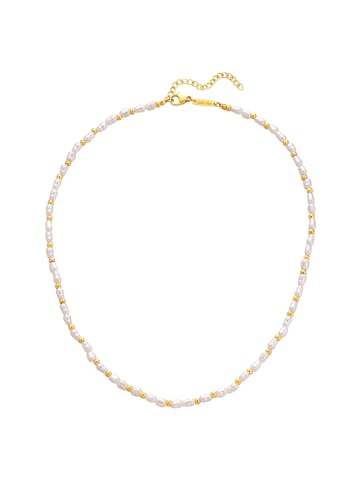 Eastside NY Kette aus Edelstahl mit Perle (synth.) in weiß