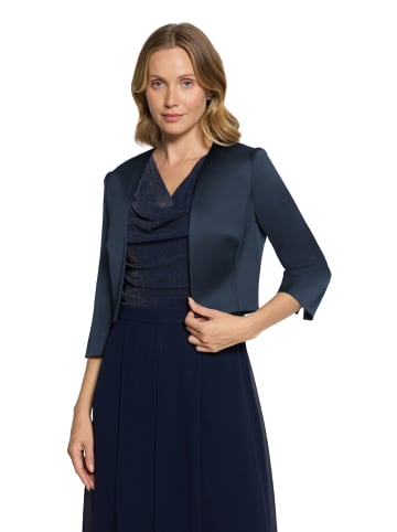 Vera Mont Bolero-Jacke mit Kellerfalten in Night Sky