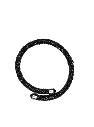 collezione alessandro Armband " Crystal " in schwarz