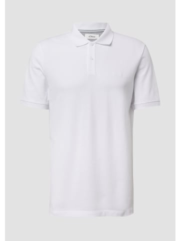 s.Oliver Polo-Shirt in 0100_weiß