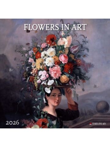 TUSHITA Kalender - Flowers in Art 2026