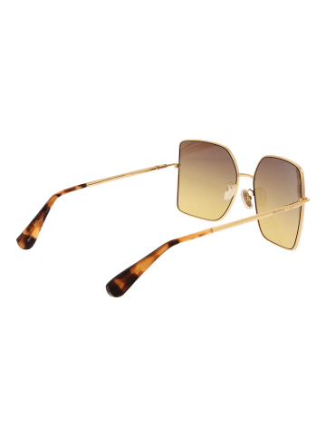 Max Mara Frauen Sonnenbrille Quadratisch Gold