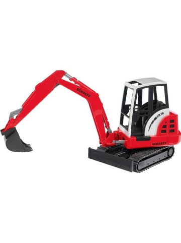 bruder Bruder 02432-Schaeff HR16 Minibagger in Rot ab 3 Jahre