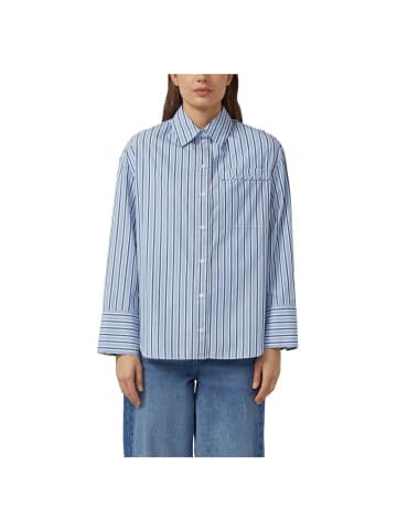 S.OLIVER RED LABEL Langarmbluse in Blau