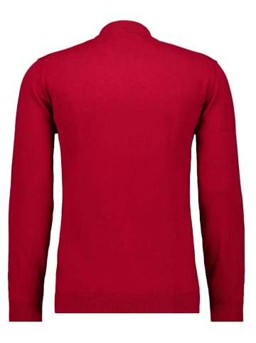 Ragman Strickpullover mit Stehkragen in Rot