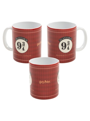 Harry Potter Harry Potter Tasse Platform 9 3/4 Hogwarts Express Kaffeetasse 320 ml in rot