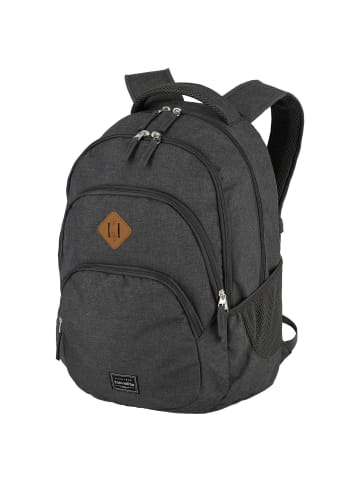travelite Basics Melange - Rucksack 45 cm (black) in anthracite