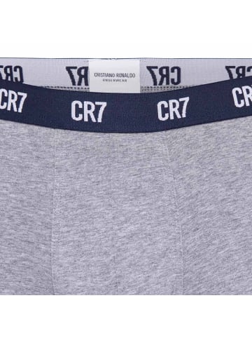 CR7 Boxershort 3er Pack in Weiß/Grau/Dunkelblau