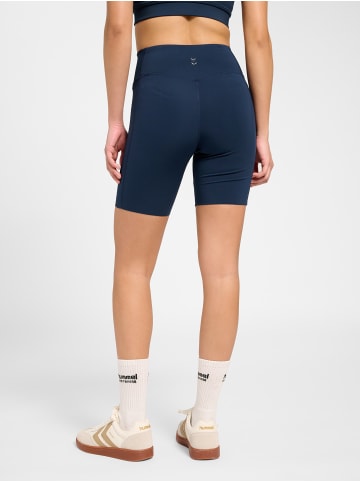 Hummel Verstellbare Taille Tight Kurze Hose Hmlprima Damen in DRESS BLUES