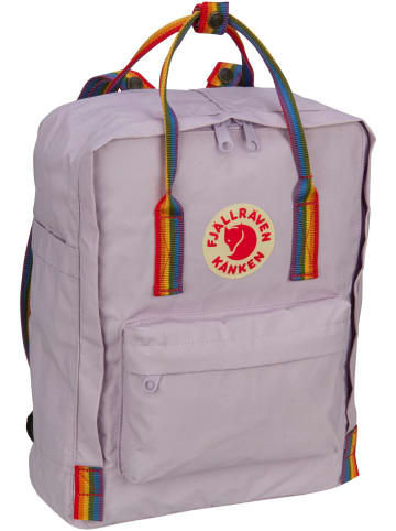 FJÄLLRÄVEN Rucksack / Backpack Kanken Rainbow in Pastel Lavender/Rainbow Pattern