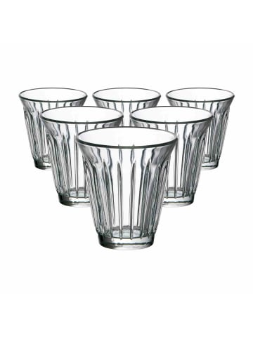 La Rochere 6er Set Kaffeegläser Zinc 190 ml in transparent