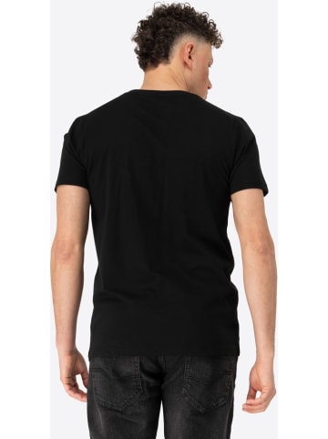 Lonsdale T-Shirt "Fulwood T-Shirt Normale Passform" in Schwarz