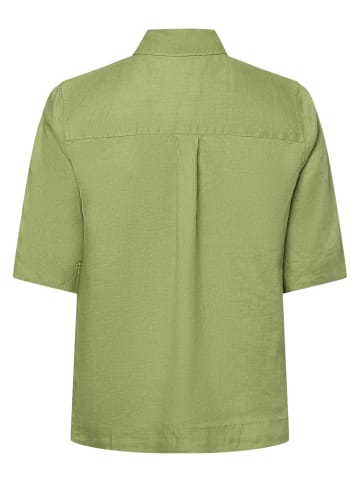 Franco Callegari Leinenbluse in erbse