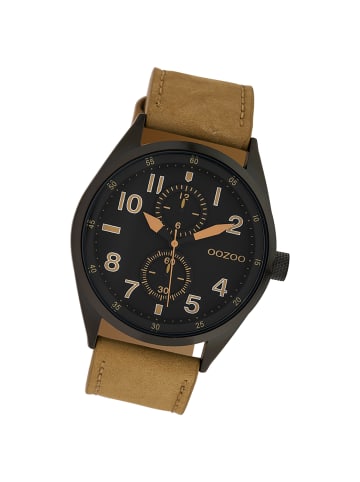 Oozoo Armbanduhr Oozoo Timepieces hellbraun groß (ca. 42mm)