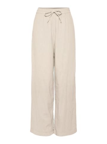 Pieces Hose mit weitem Bein in Silver Gray