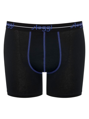 Sloggi Boxershort 2er Pack in Schwarz/Blau