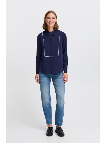 b. young Kurzarm-Bluse BYIDALINE Regular fit in Medieval Blue