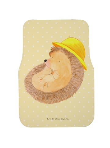 Mr. & Mrs. Panda Autoteppich Igel Beten ohne Spruch in Gelb Pastell