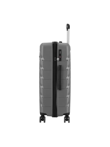 D&N Travel Line 4100 4 Rollen Trolley L 74 cm in grey