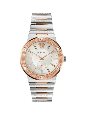 Versace Analoguhr für Herren in silber