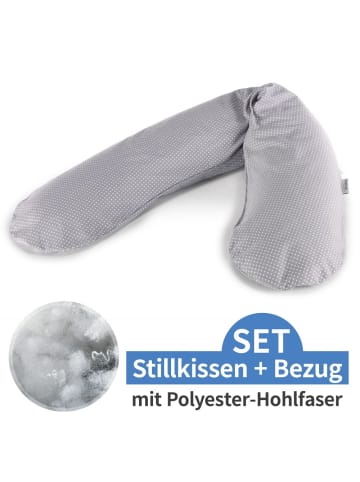 Theraline Stillkissen Das Original mit Polyesterhohlfaser-Füllung in grau