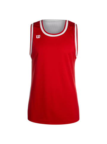 Wilson Basketballtrikot Fundamentals Reversible in rot / weiß