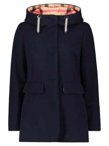 AMBER & JUNE Winterjacke mit Kapuze in Dunkelblau