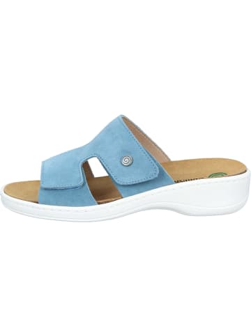 Dr. BRINKMANN Komfort-Pantoletten in mittelblau