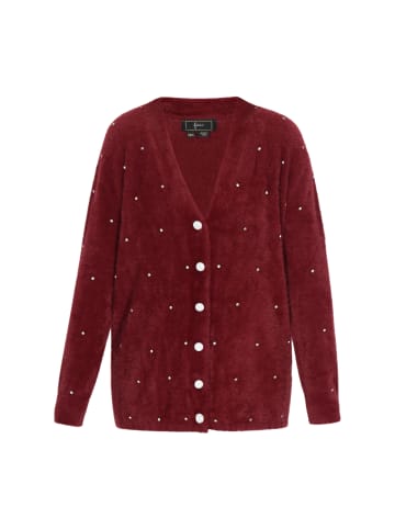 faina Cardigan in burgundy