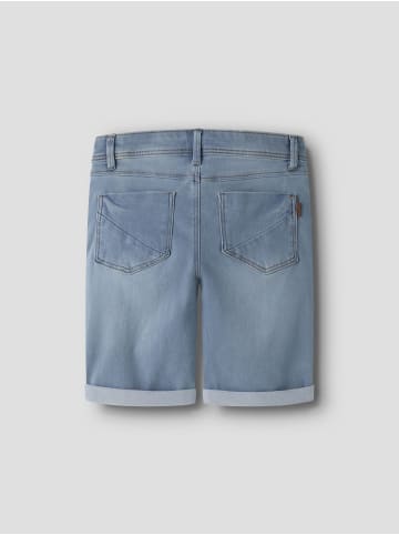 name it Shorts in Light Blue Denim