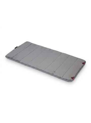 relaxdays Badematte Memoryschaum grau - 50x120cm