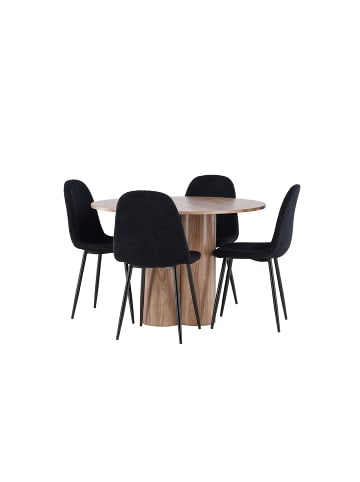 ebuy24 Essgruppe Olivia Braun 110 x 110 cm