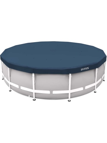 Intex Deluxe Abdeckplane rund 366x20cm in blau