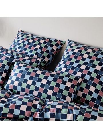 Elegante Bettwäsche Scrabble in nachtblau