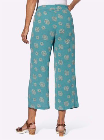WITT WEIDEN Druck-Hose in ozean-sesam-bedruckt
