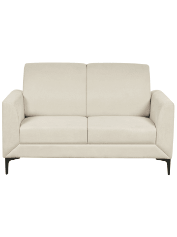 Beliani 2-Sitzer Sofa FENES in Beige/Schwarz - (W) 142 x (H) 90 x (L) 75 cm