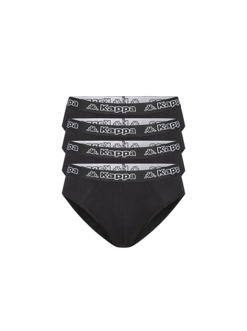 Kappa Kappa 4er Set Herren Slip in 4xSchwarz