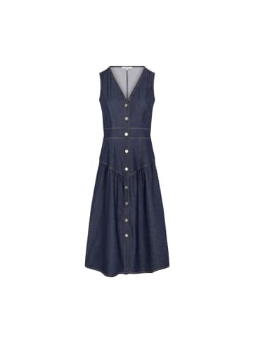 Morgan de Toi Blau Baumwolle Langes Kleid