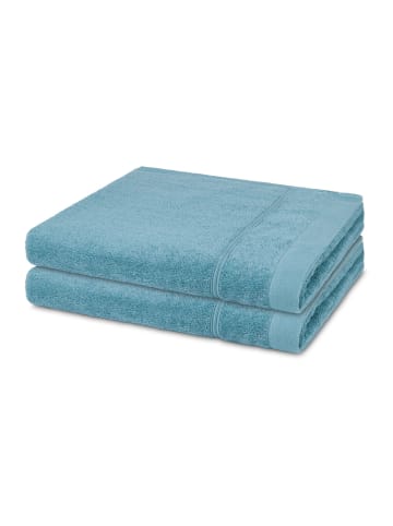 Ross 2 X Duschtuch im Set Rubin in Aquamarin