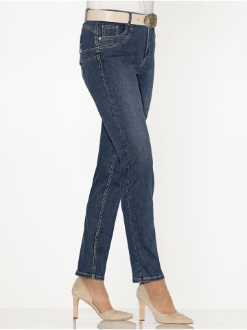 WITT WEIDEN 5-Pocket-Jeans in blue-stone-washed
